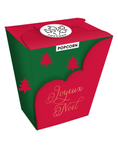Pop-corn 65g Noël « Vive Noël ! » Père Noël joueur DLUO : 08/2028
