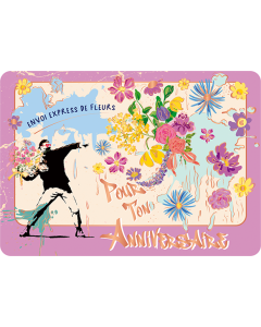 Carte postale Art&Plume anniversaire « envoi express » KURZ Luxor 397, FSC Mix, PBN-COC-026121