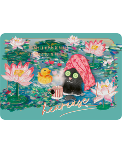 Carte postale Art&Plume divers « les choses qui te rendent heureuse » KURZ Luxor 397, FSC Mix, PBN-COC-026121