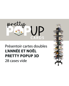 Assortiment cartes doubles Noël Pretty PopUP 3D (par 6) 14 modèles