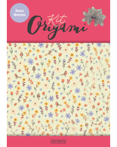 Kit origami « fleurs diverses »